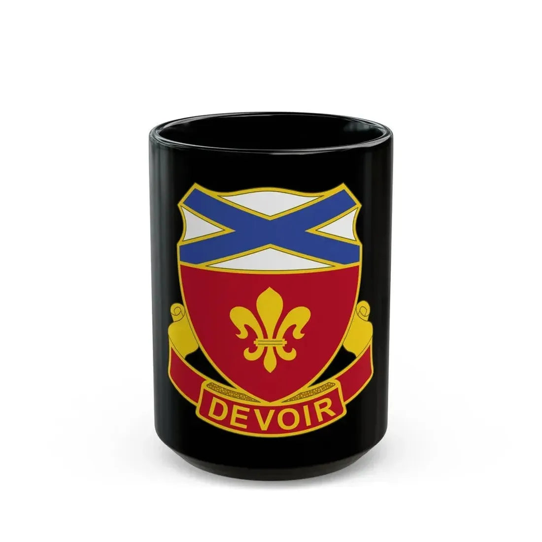 242 Engineer Battalion (U.S. Army) Black Coffee Mug - Go Mug Yourself