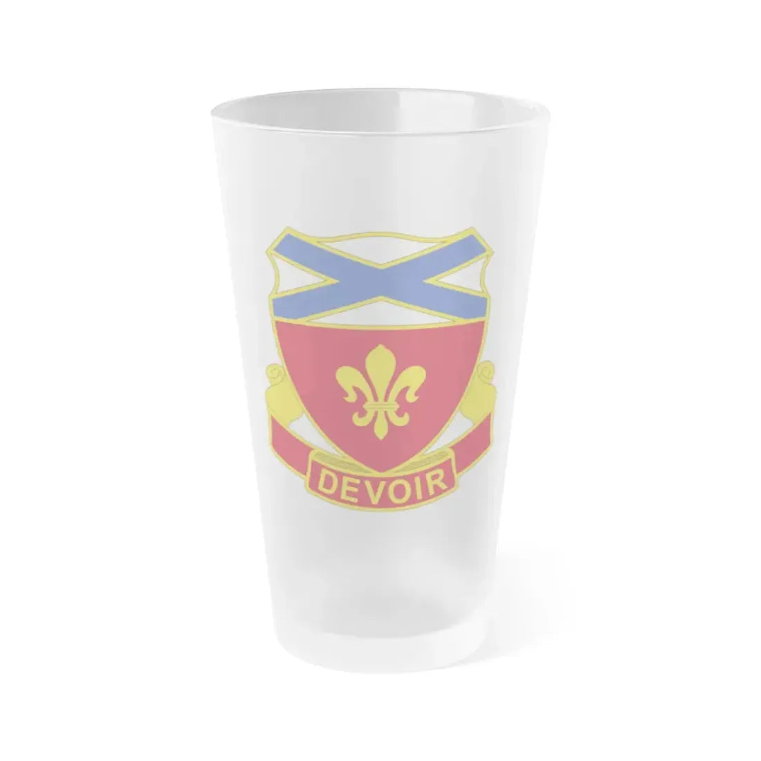 242 Engineer Battalion (U.S. Army) Frosted Pint Glass 16oz Default Title - Go Mug Yourself