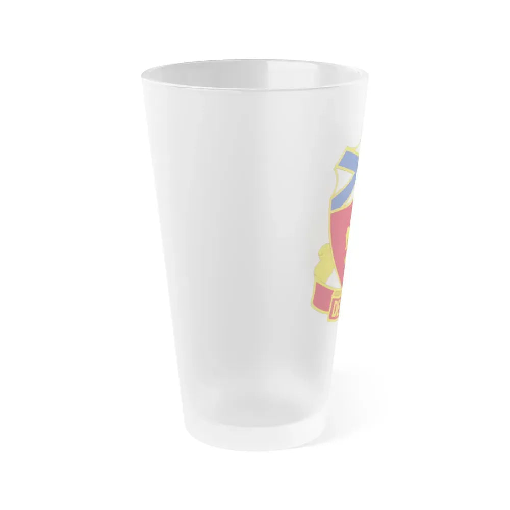 242 Engineer Battalion (U.S. Army) Frosted Pint Glass 16oz - Go Mug Yourself