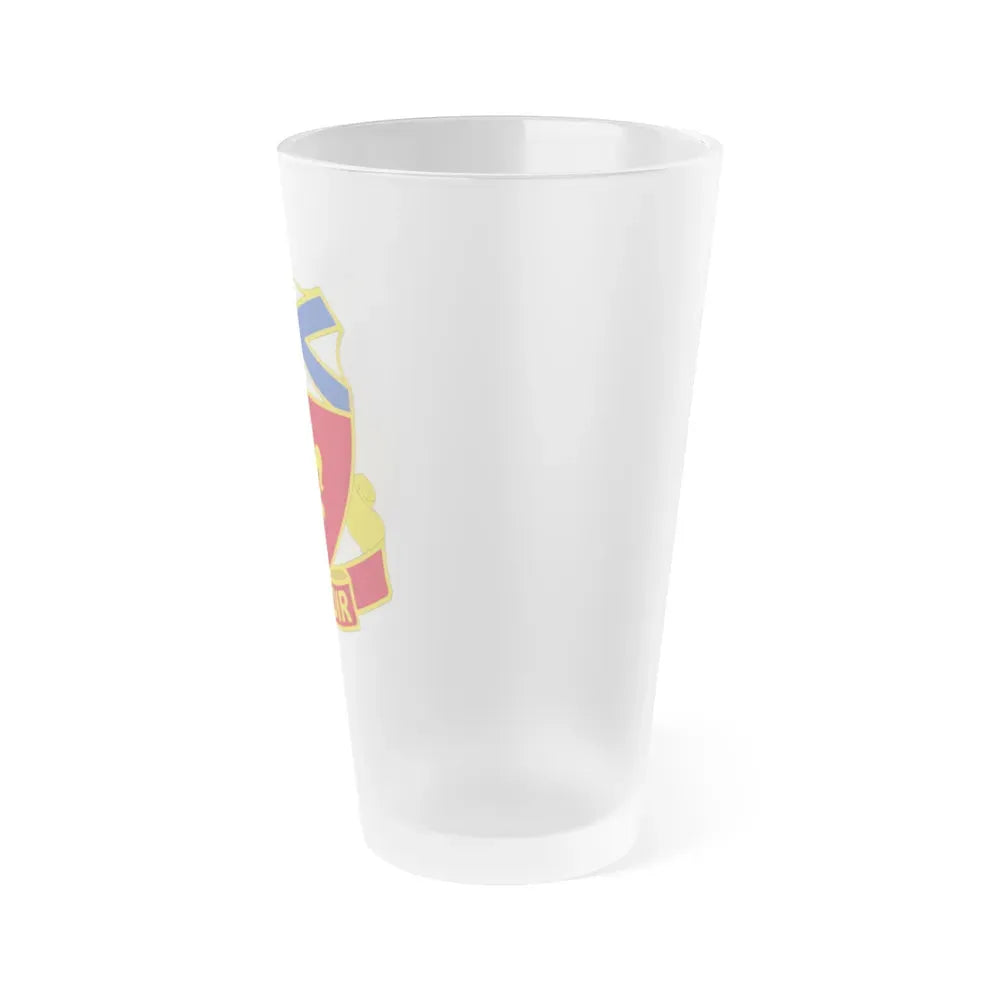 242 Engineer Battalion (U.S. Army) Frosted Pint Glass 16oz - Go Mug Yourself