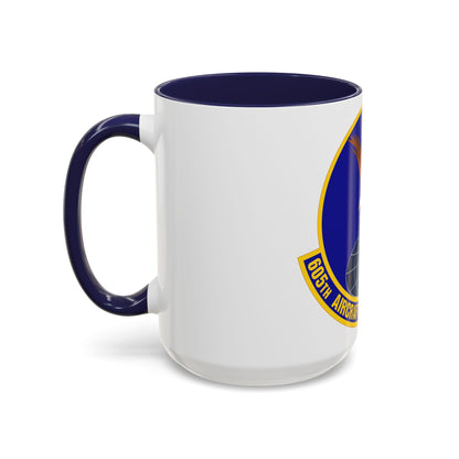 605 Aircraft Maintenance Squadron AMC (U.S. Air Force) Accent Coffee Mug