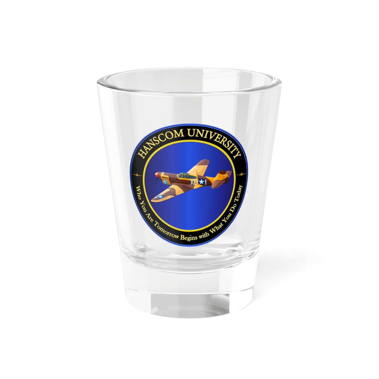 Hanscom University (U.S. Air Force) Shot Glass 1.5oz