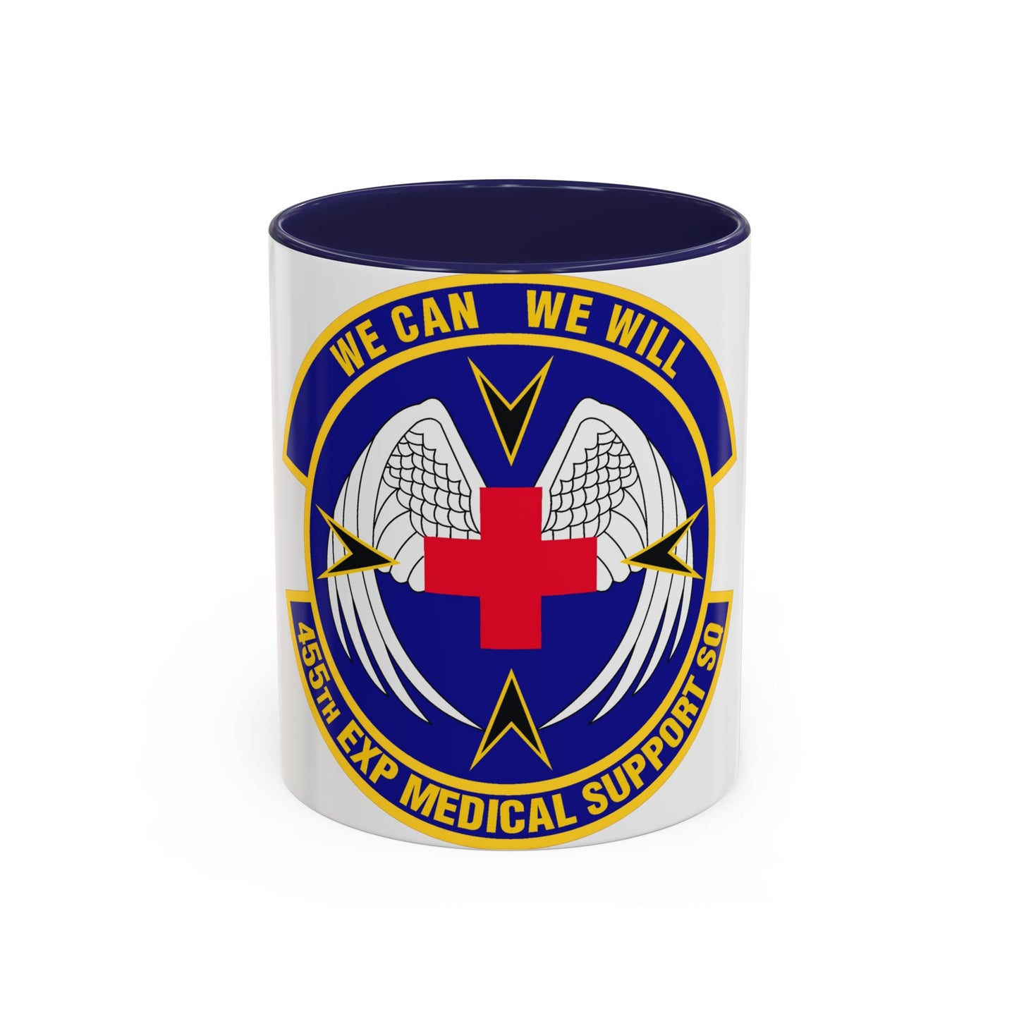 455th Expeditionary Medical Support Squadron (U.S. Air Force) Accent Coffee Mug