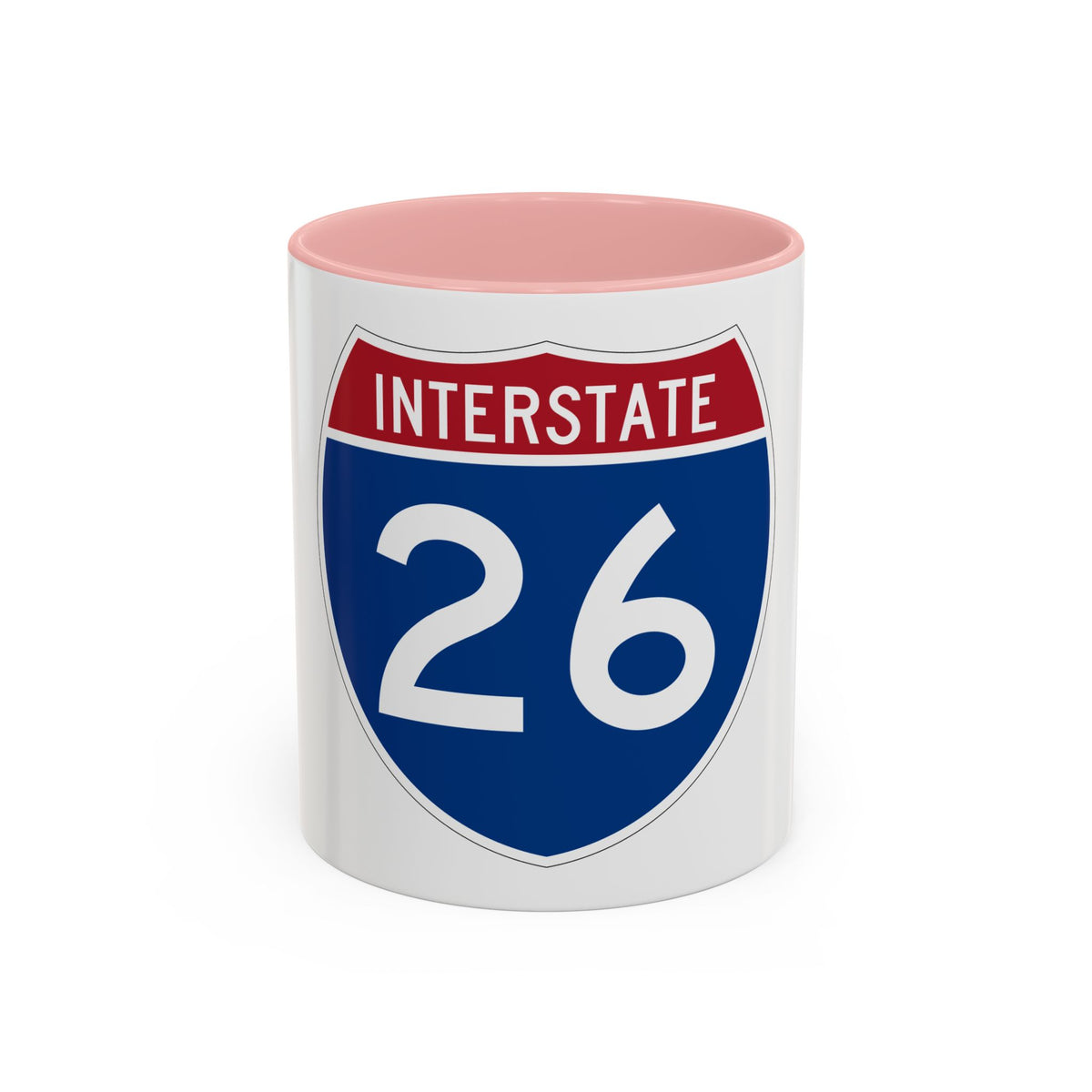 Interstate 26 (U.S. Highways) Accent Coffee Mug