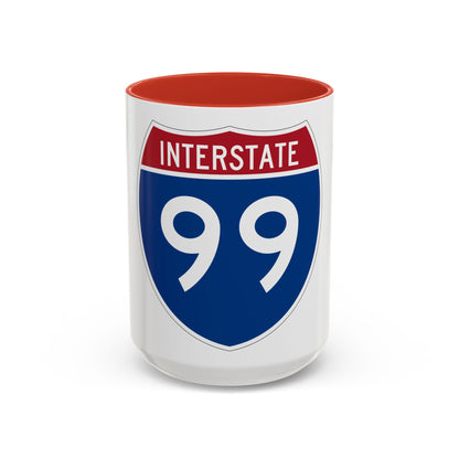 Interstate 99 (U.S. Highways) Accent Coffee Mug