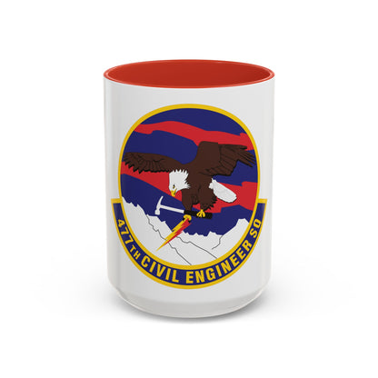 477th Civil Engineer Squadron (U.S. Air Force) Accent Coffee Mug