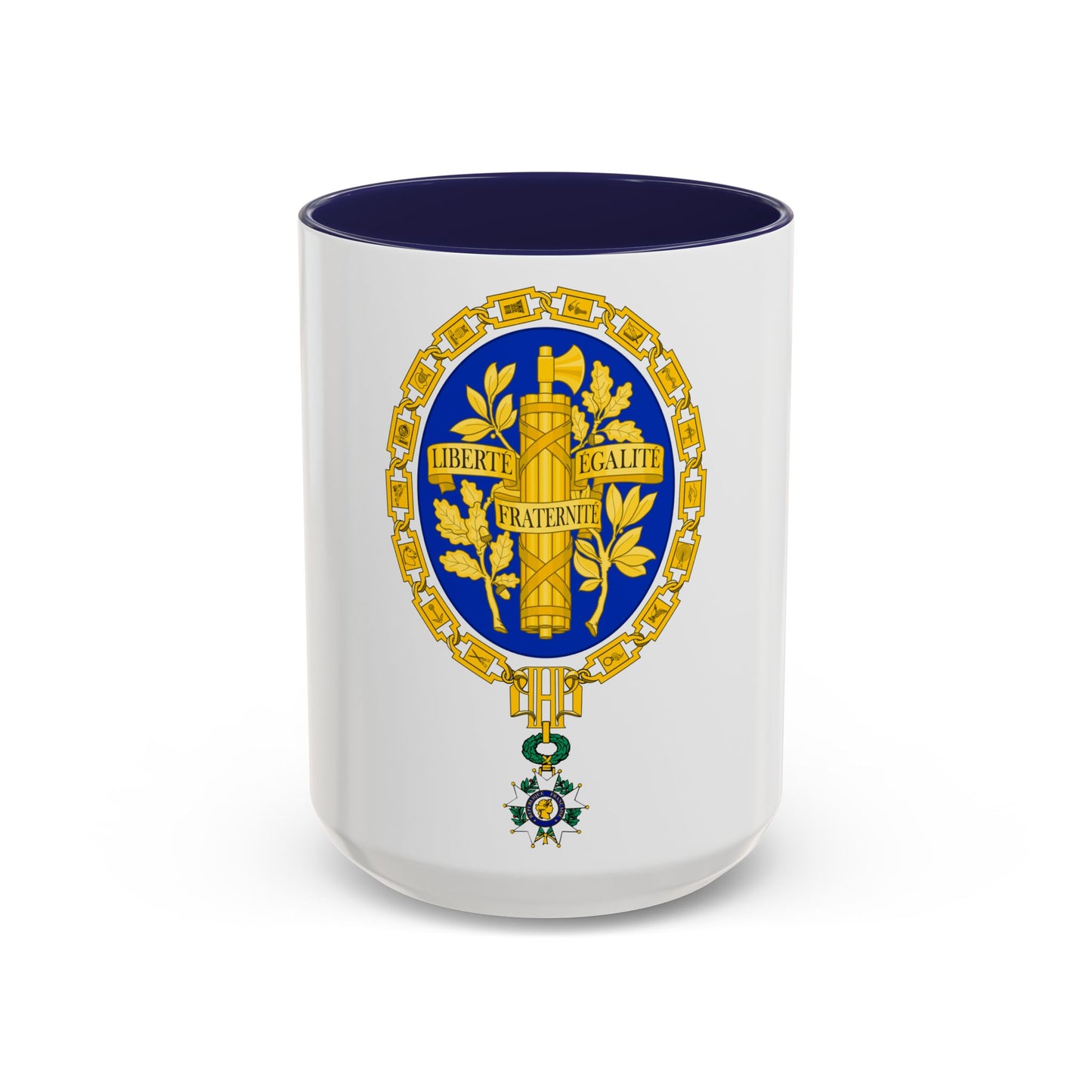 Coat of arms of the French Republic - Accent Coffee Mug