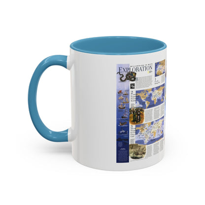 World Map - Exploration (1998) (Map) Accent Coffee Mug