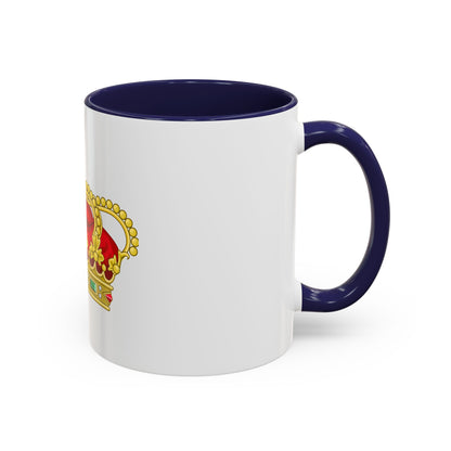 Heraldic Royal Crown of Portugal - Eight Arches - Accent Coffee Mug