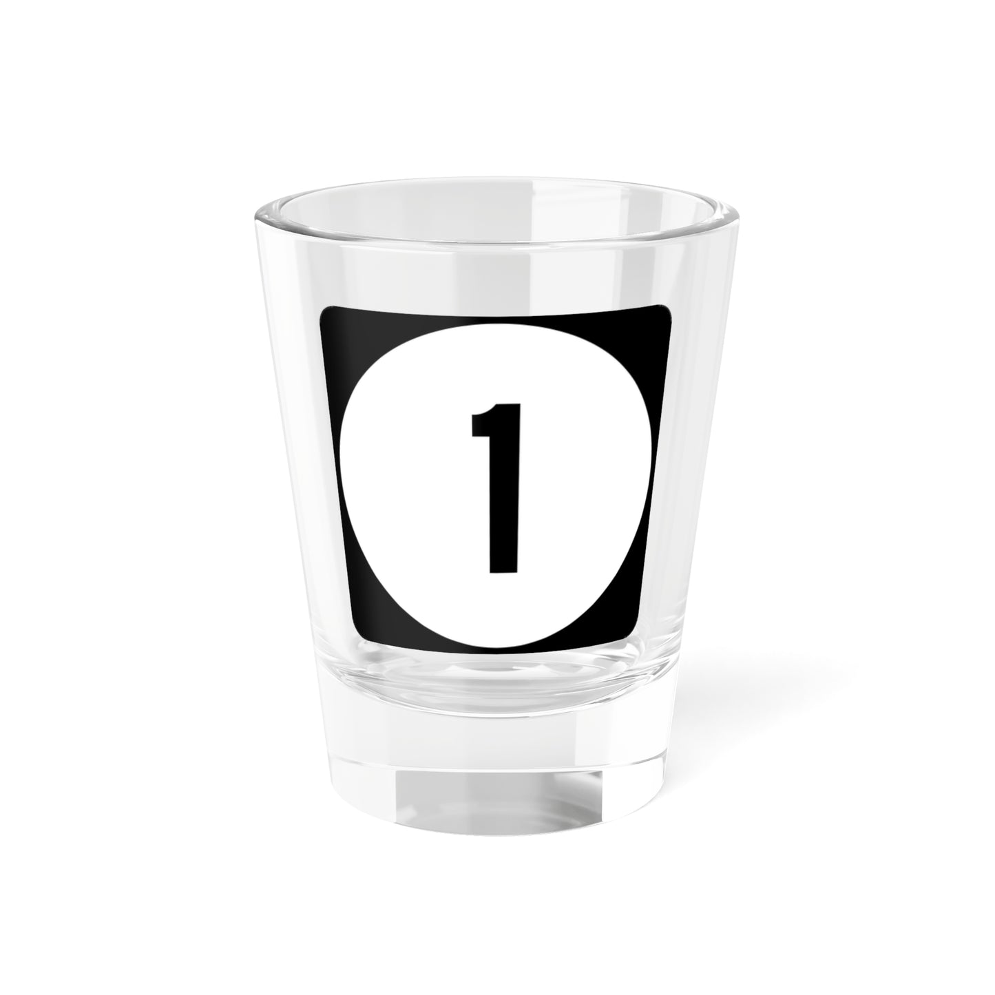 PR tertiary 1 (Puerto Rico) (Road Sign) Shot Glass 1.5oz