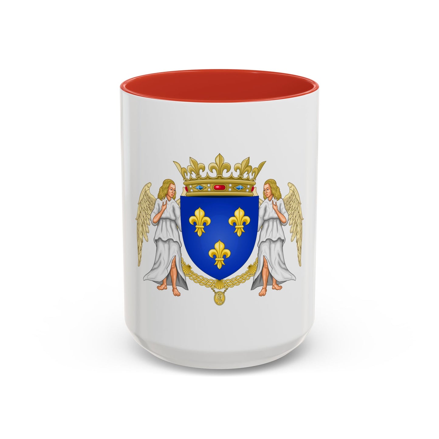 Royal Coat of Arms of Valois France - Accent Coffee Mug