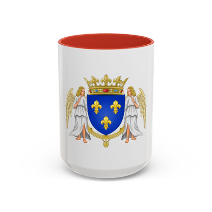 Royal Coat of Arms of Valois France - Accent Coffee Mug