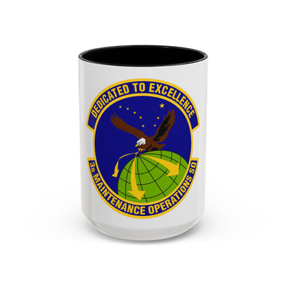 3d Maintenance Operations Squadron (U.S. Air Force) Accent Coffee Mug