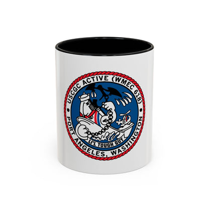 USCGC Active WMEC 618 Port Angeles WA (U.S. Coast Guard) Accent Coffee Mug