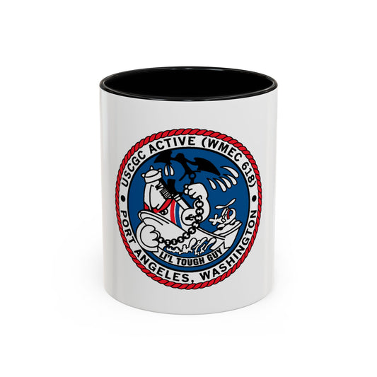 USCGC Active WMEC 618 Port Angeles WA (U.S. Coast Guard) Accent Coffee Mug