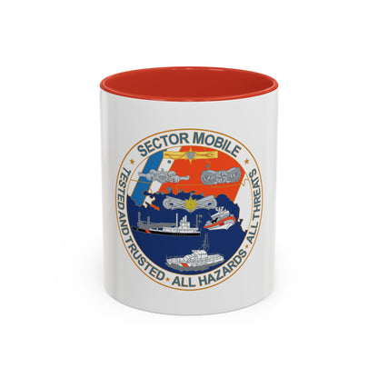 USCG Sector Mobile (U.S. Coast Guard) Accent Coffee Mug