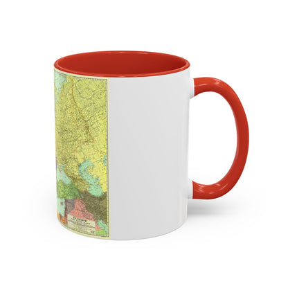 Europe and the Near East (1929) (Map) Accent Coffee Mug