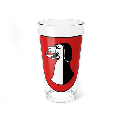 DEU Bad Lobenstein COA (Germany) (Coat of Arms) Pint Glass 16oz