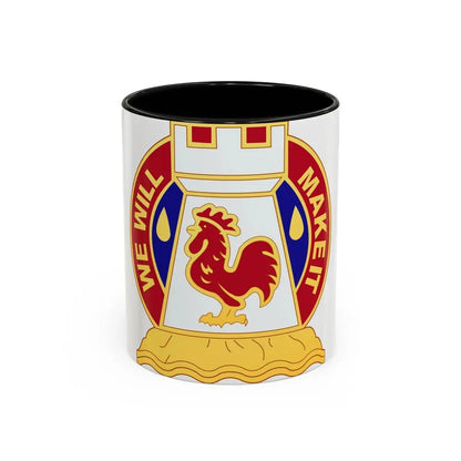 243 Engineer Battalion (U.S. Army) Accent Coffee Mug 11oz Black - Go Mug Yourself