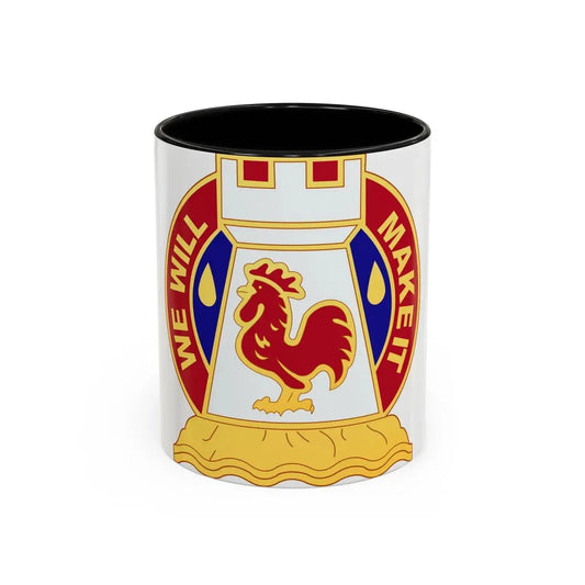243 Engineer Battalion (U.S. Army) Accent Coffee Mug 11oz Black - Go Mug Yourself