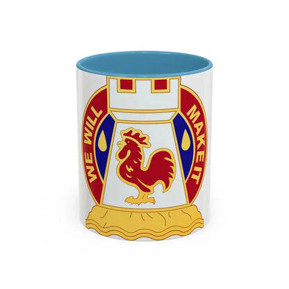 243 Engineer Battalion (U.S. Army) Accent Coffee Mug 11oz Light Blue - Go Mug Yourself