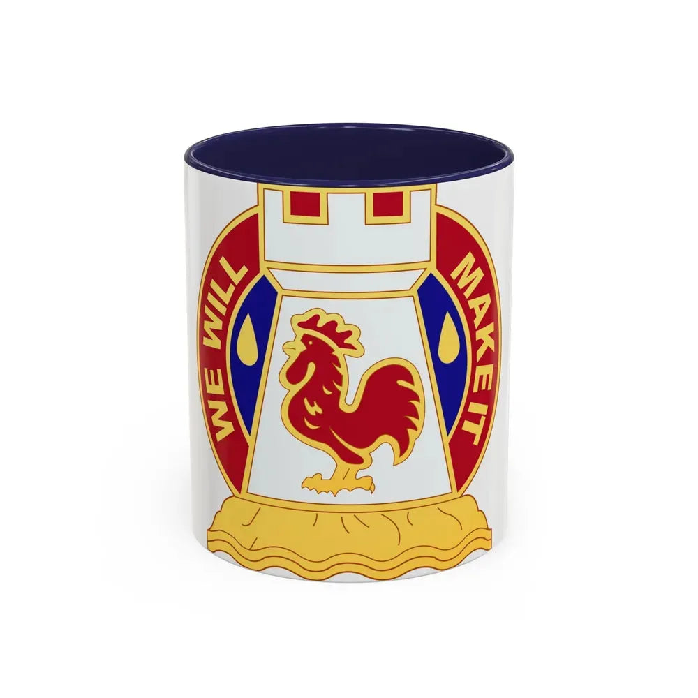 243 Engineer Battalion (U.S. Army) Accent Coffee Mug 11oz Navy - Go Mug Yourself