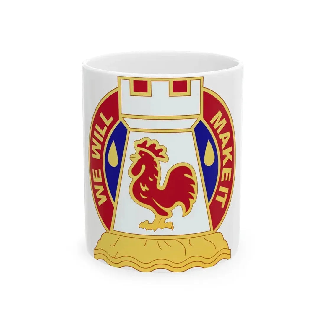 243 Engineer Battalion (U.S. Army) White Coffee Mug 11oz - Go Mug Yourself