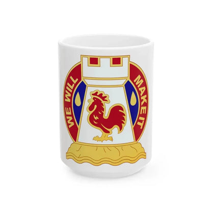 243 Engineer Battalion (U.S. Army) White Coffee Mug - Go Mug Yourself