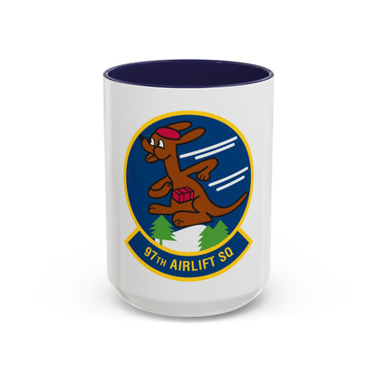 97 Airlift Squadron AFRC (U.S. Air Force) Accent Coffee Mug