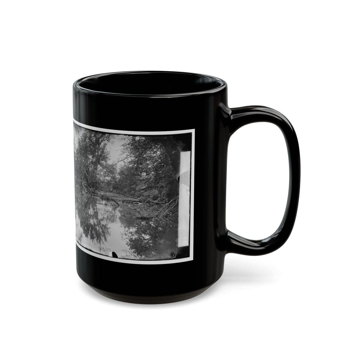 Bull Run, Va. View Of Bull Run (U.S. Civil War) Black Coffee Mug