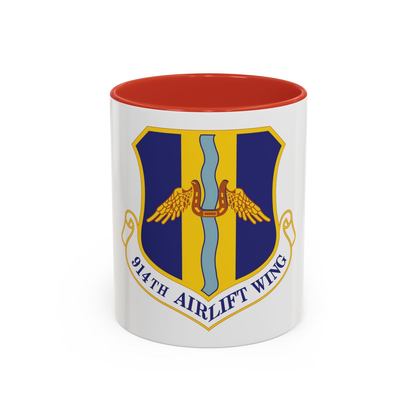 914th Airlift Wing (U.S. Air Force) Accent Coffee Mug