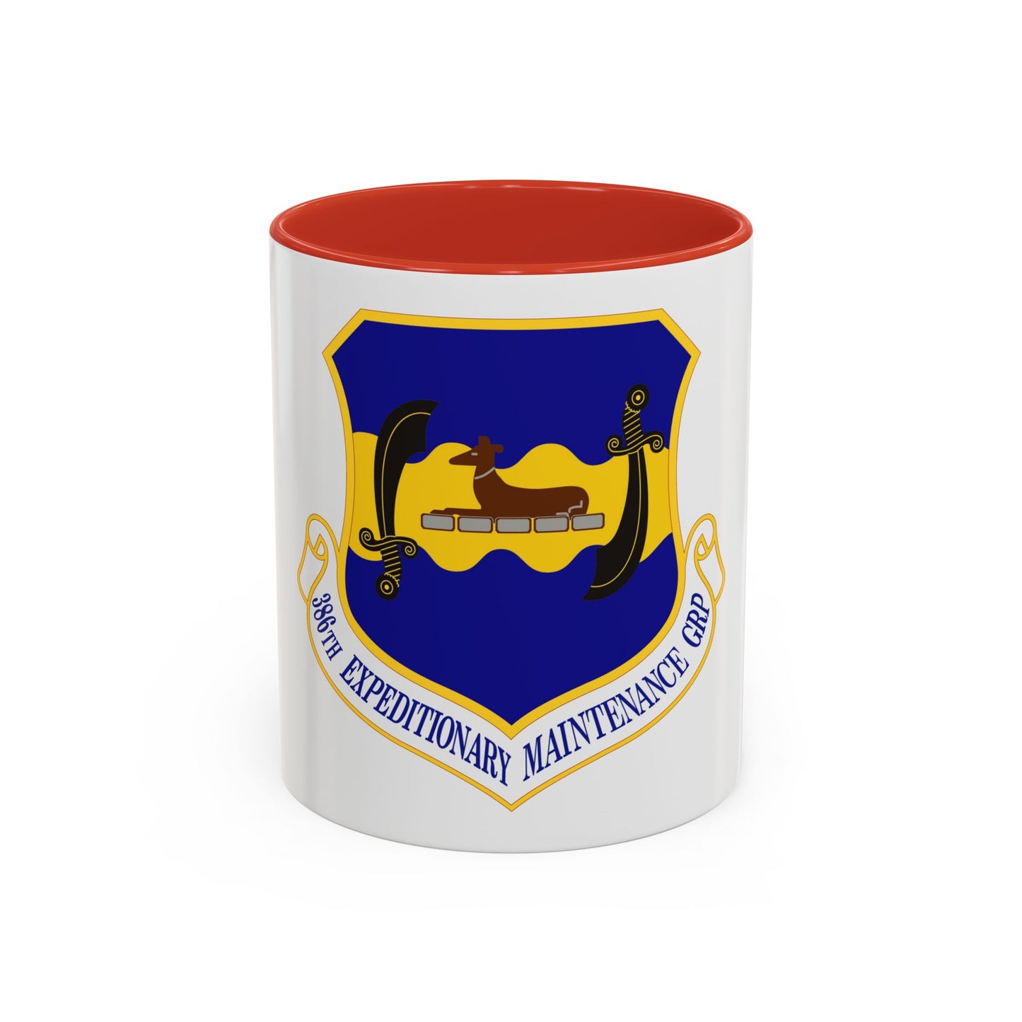 386th Expeditionary Maintenance Group (U.S. Air Force) Accent Coffee Mug