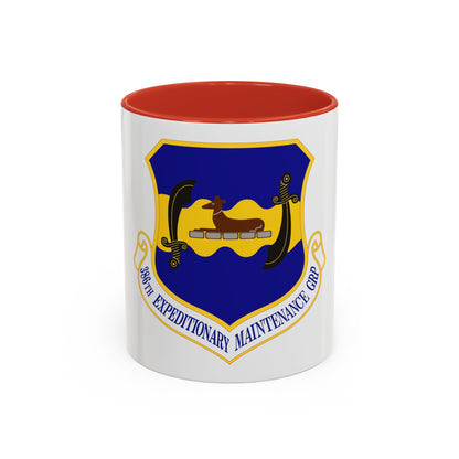 386th Expeditionary Maintenance Group (U.S. Air Force) Accent Coffee Mug