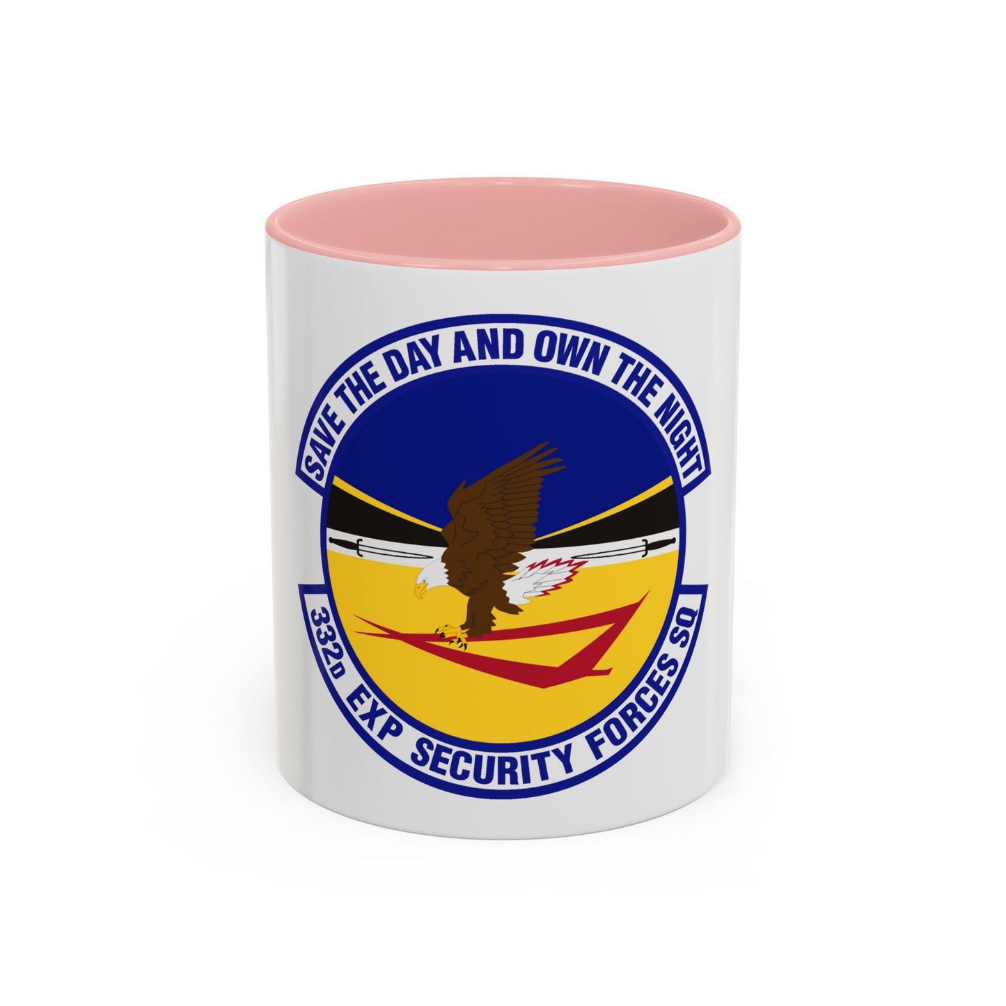 332d Expeditionary Security Forces Squadron (U.S. Air Force) Accent Coffee Mug