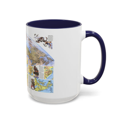 Canada - Vacationlands (1985) (Map) Accent Coffee Mug