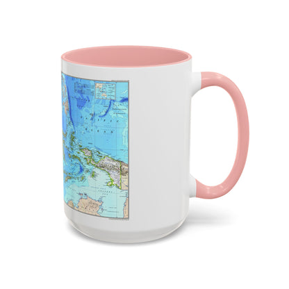 Indonesia 1 (1996) (Map) Accent Coffee Mug