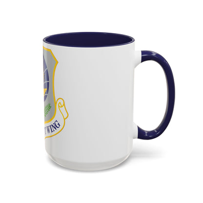 62d Airlift Wing (U.S. Air Force) Accent Coffee Mug