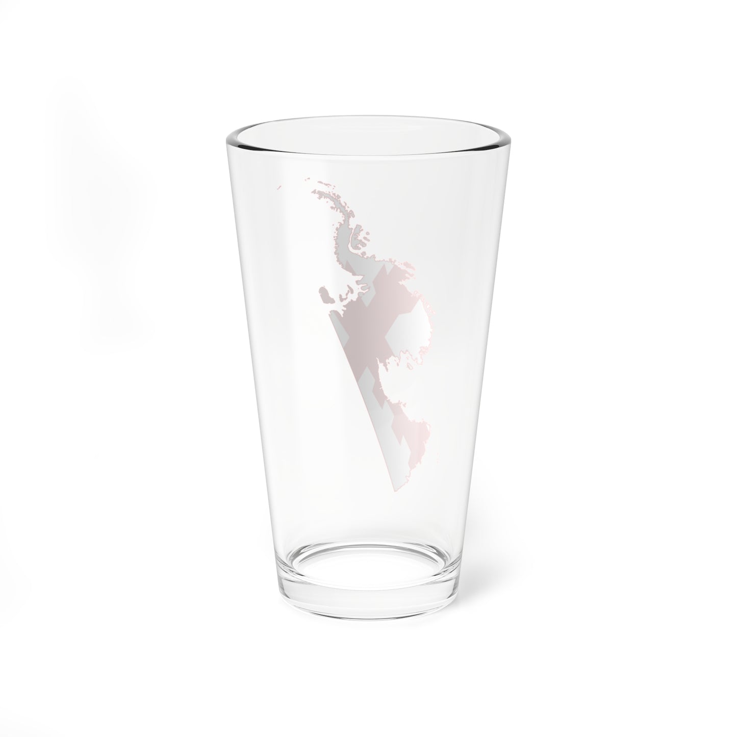 Flag map of Terra Australis Spain (Spain) Pint Glass 16oz