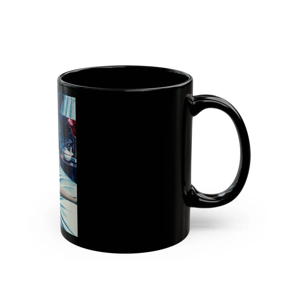 Georgetown Heights, story illustration - Black Coffee Mug-Go Mug Yourself