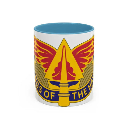 244 Aviation Brigade 2 (U.S. Army) Accent Coffee Mug 11oz Light Blue - Go Mug Yourself
