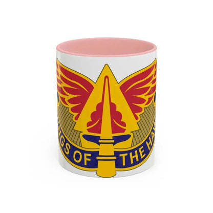 244 Aviation Brigade 2 (U.S. Army) Accent Coffee Mug 11oz Pink - Go Mug Yourself