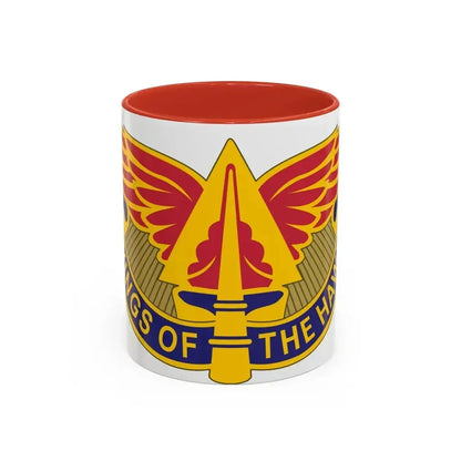 244 Aviation Brigade 2 (U.S. Army) Accent Coffee Mug 11oz Red - Go Mug Yourself