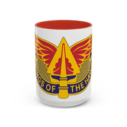 244 Aviation Brigade 2 (U.S. Army) Accent Coffee Mug 15oz Red - Go Mug Yourself