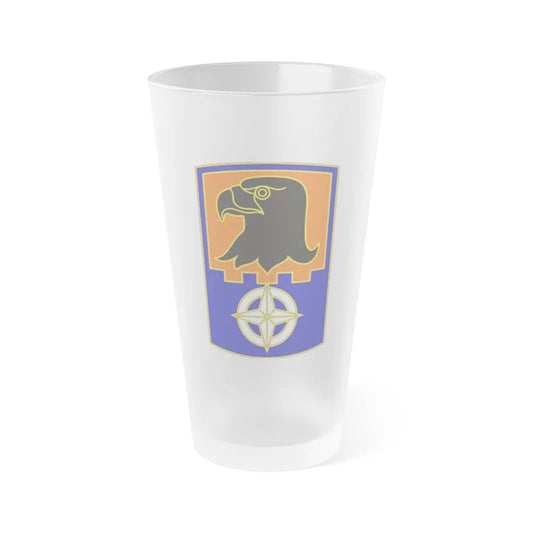 244 Aviation Brigade 3 (U.S. Army) Frosted Pint Glass 16oz-Go Mug Yourself