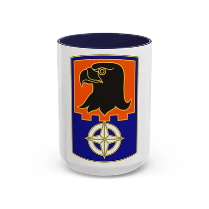 244 Aviation Brigade 3 (U.S. Army) Accent Coffee Mug 15oz Navy - Go Mug Yourself