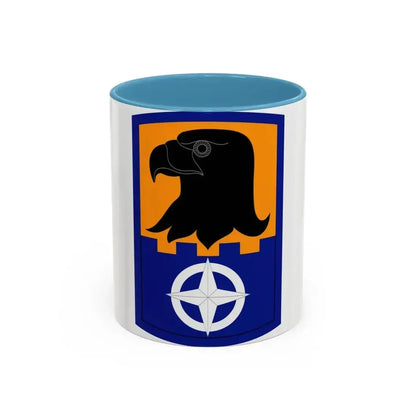 244 Aviation Brigade (U.S. Army) Accent Coffee Mug 11oz Light Blue - Go Mug Yourself