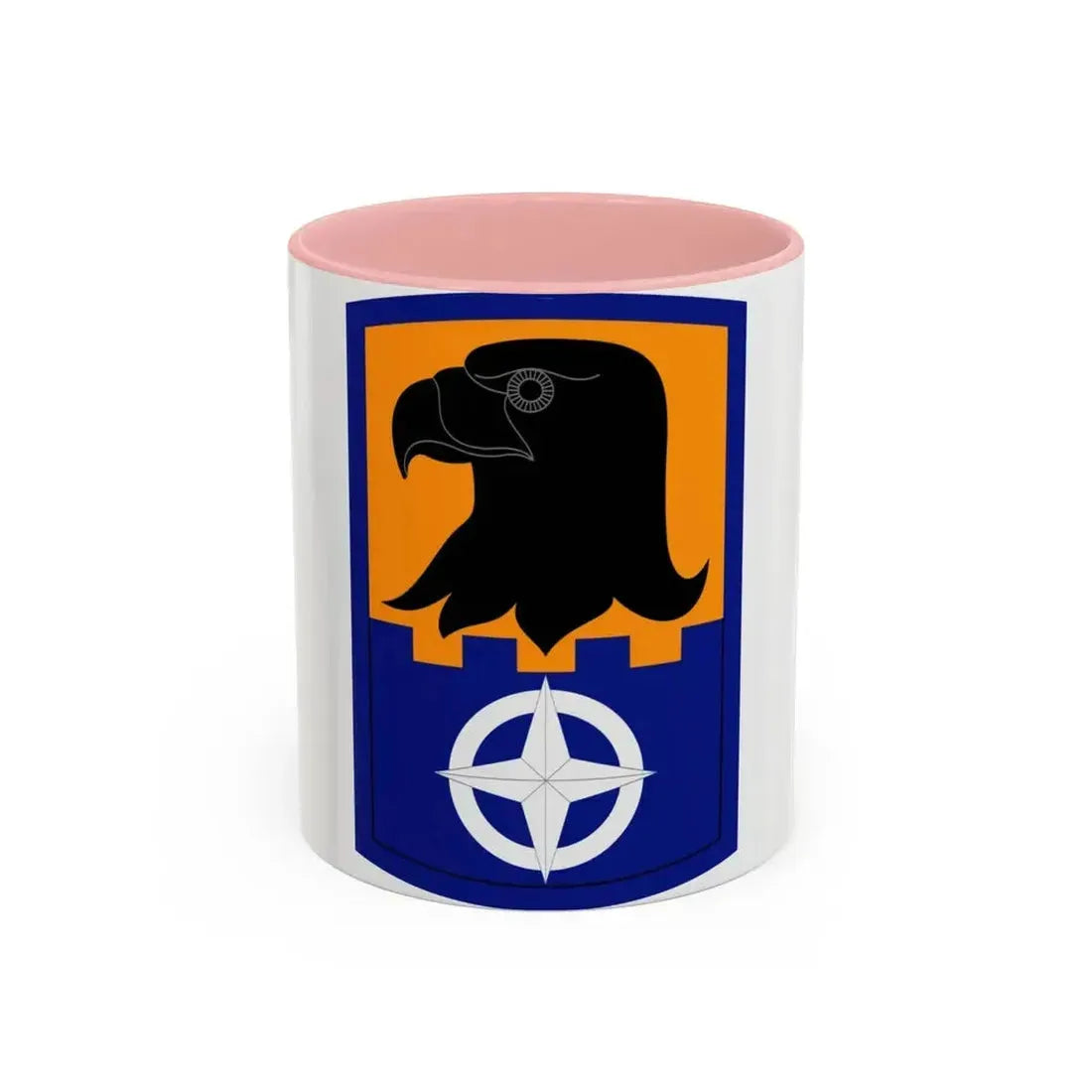 244 Aviation Brigade (U.S. Army) Accent Coffee Mug 11oz Pink - Go Mug Yourself