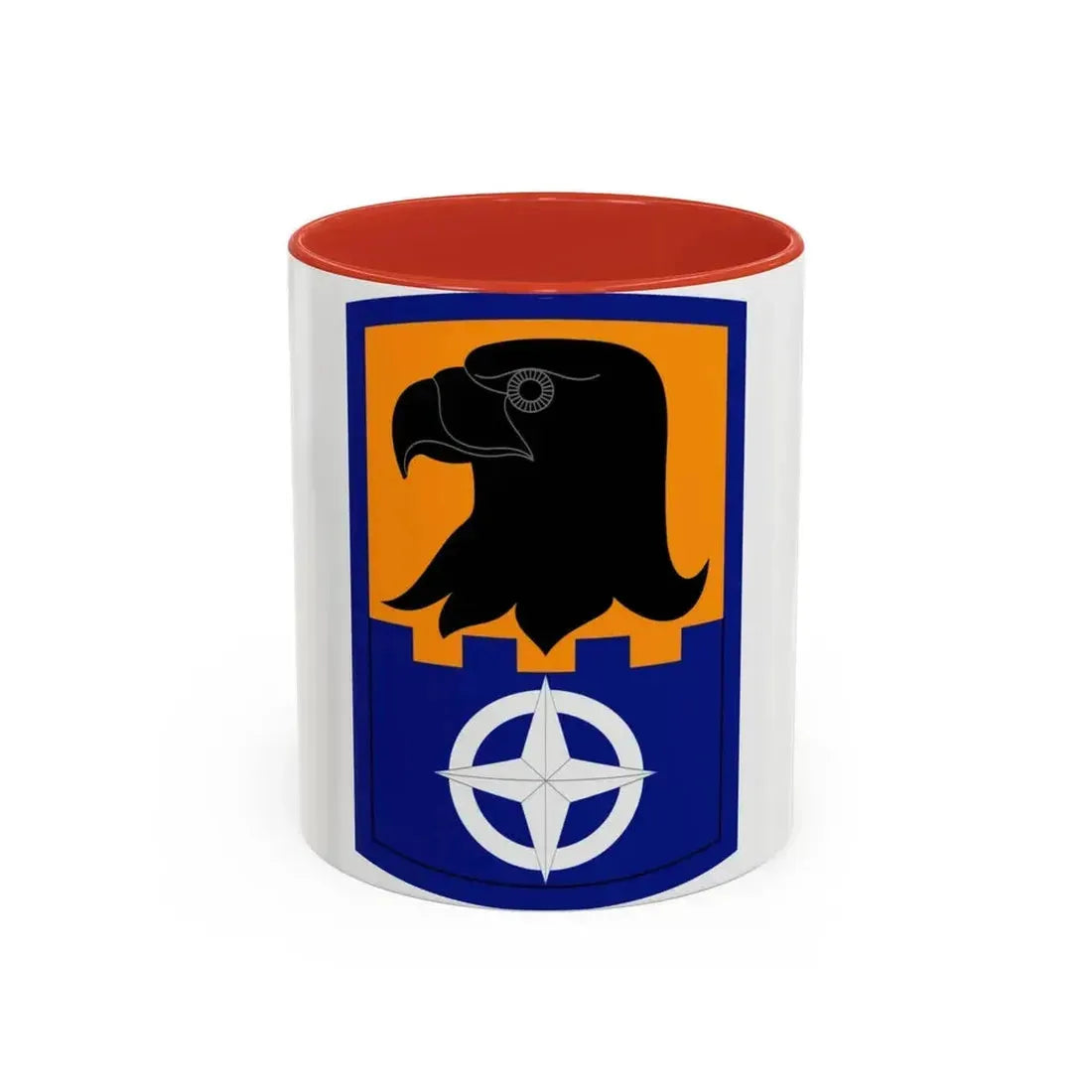 244 Aviation Brigade (U.S. Army) Accent Coffee Mug 11oz Red - Go Mug Yourself