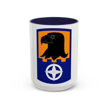 244 Aviation Brigade (U.S. Army) Accent Coffee Mug 15oz Navy - Go Mug Yourself