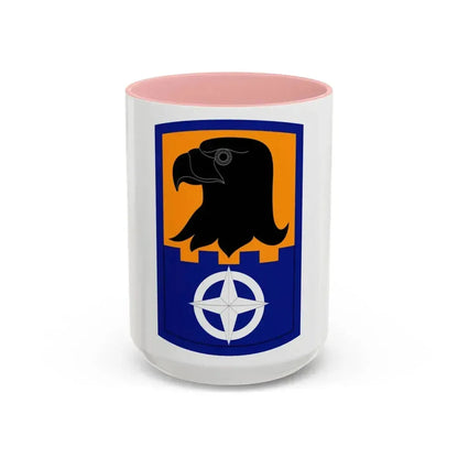 244 Aviation Brigade (U.S. Army) Accent Coffee Mug 15oz Pink - Go Mug Yourself